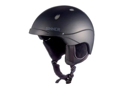 Sinner Skihelm Titan Matte Black III