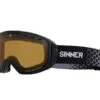 Sinner Unisex Skibril Mohawk Black Sintec / Trans+ -Ski Verkoopwinkel 43 0 sinner unisex skibril mohawk black sintec trans sigo 167 10b pc1