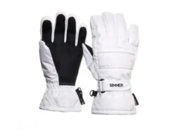Sinner Dames Ski Handschoen Vertana White